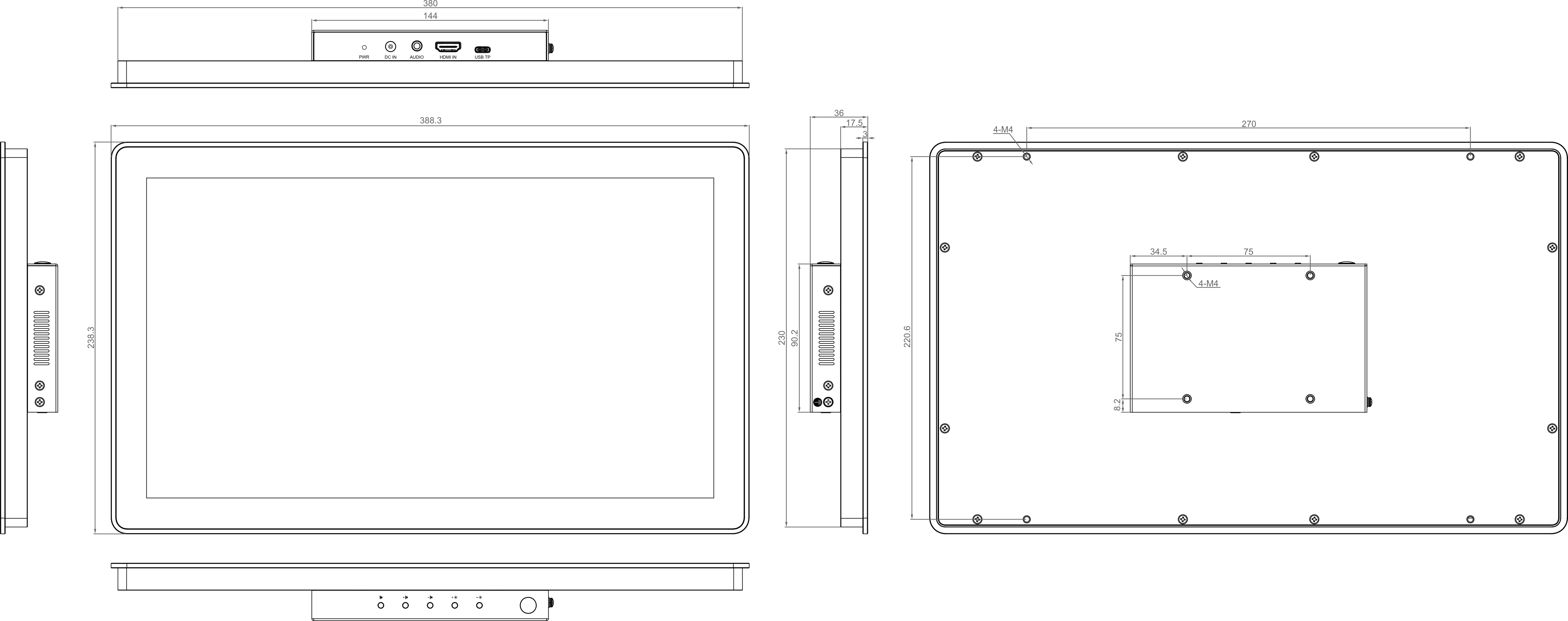 monitor-156c-dimension