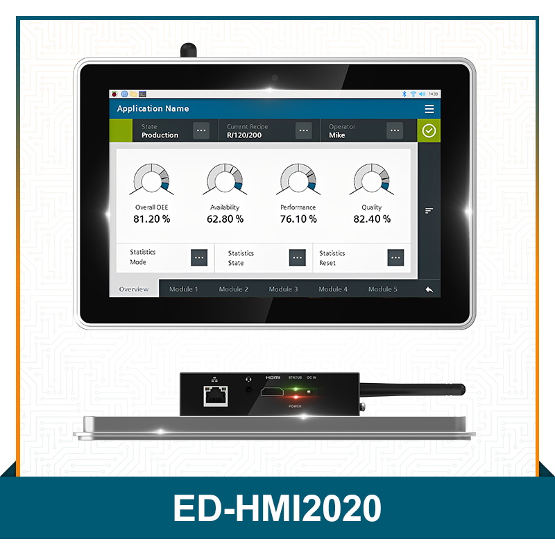 ED-HMI2020 工业平板电脑
